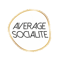 AverageSocialite average socialite averagesocialite Sticker