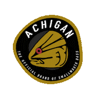 AchiganBrand smallmouth achiganbrand achigan smallies Sticker