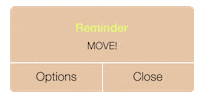 Move Reminder Sticker by Beis