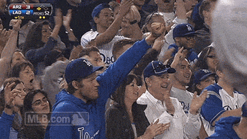 los angeles dodgers baseball GIF by MLB