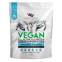 white wolf vegan Sticker by White Wolf Nutrition