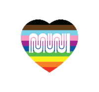 Public Transit Pride Sticker by SFMTA-Muni