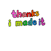 Artist Thank You Sticker