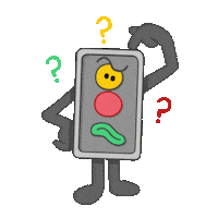 jarednorby cartoon confused huh lost Sticker