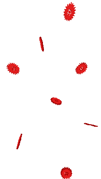 REBELL_STUDIO logo design star studio Sticker