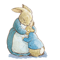 Beatrix Potter Hug Sticker by Peter Rabbit
