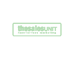 TheSalesUnit work sales held topper Sticker