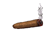 Cigar Smoking Sticker