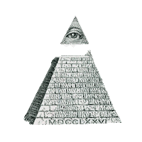 juliesubocajjacobus blinking pyramid all seeing eye Sticker