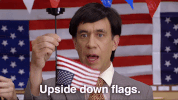season 5 upside down flag GIF by Portlandia