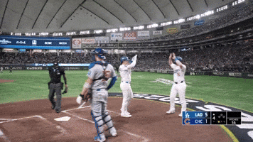 Celebrate Home Run GIF by MLB