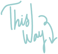 This Way La Sticker by Bayahibe Swimwear