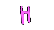 Alphabet H Sticker by deladeso