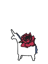 accentdecorinc flowers unicorn accentdecor accent decor Sticker