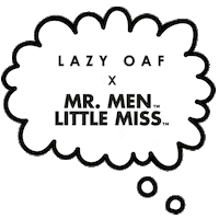 Lazy Oaf X Mr Men Sticker by Lazy Oaf