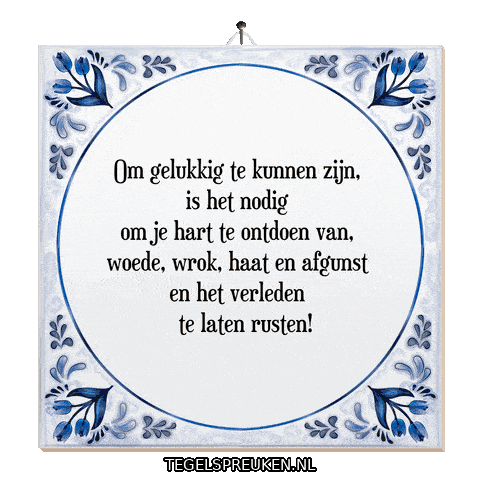 Hart Rust Sticker by Tegelspreuken.nl