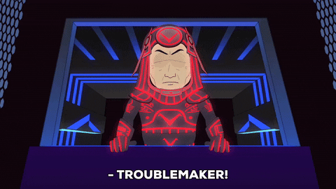mad troublemaker GIF by South Park 