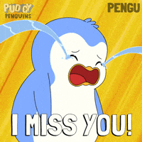 Sad Miss You GIF by Pudgy Penguins