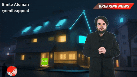 Breaking News Owl GIF