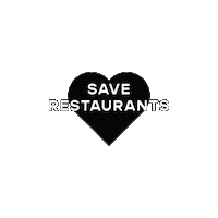 TheLineup heart black black and white covid19 Sticker