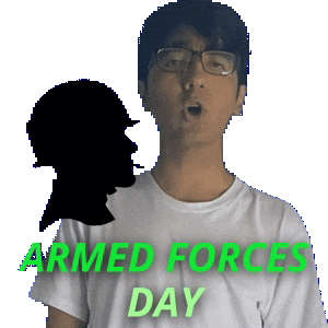 Armed Services Day Sticker