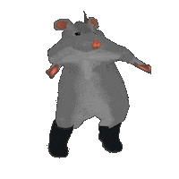 Dance Rat Sticker