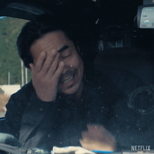 Oh No Head In Hands GIF by NETFLIX