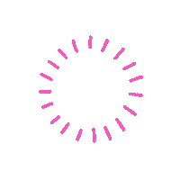 Noe-Metonumia pink yellow sparkle here Sticker