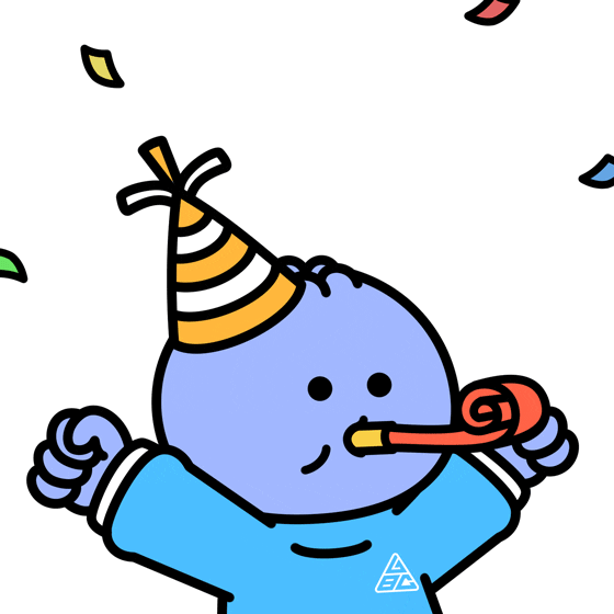 Celebrate Happy Birthday Sticker by Kudaberi