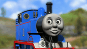 KingsFilmsSiddhant happy train eye roll thomas GIF