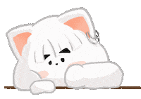 Sad Samoyed Sticker