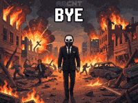 Chaos Goodbye GIF by ABCNT