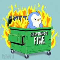 Im Fine All Good GIF by Pudgy Memez