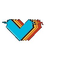 Run V Sticker by Valencia Ciudad del Running