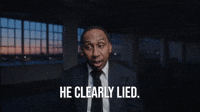 He Clearly Lied