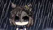 Girl Rain GIF