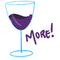 Krisdis fun drink eat wine Sticker