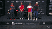 Press Conference Sport GIF by MotoGP