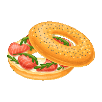 paddockcafe brunch bagel trencin paddock Sticker