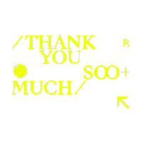 Thank U Sticker by Re:flectors