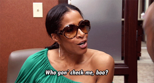 Who Gon Check Me Boo Nene Leakes GIF by Real housewives of Atlanta