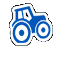 Tracteur Sticker by JACQUET BROSSARD