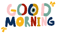 Happy Good Morning Sticker by The Babybirds