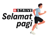 Good Morning Sticker by Strive Indonesia