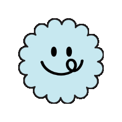 스티커 Smile Sticker by Cafe Knotted