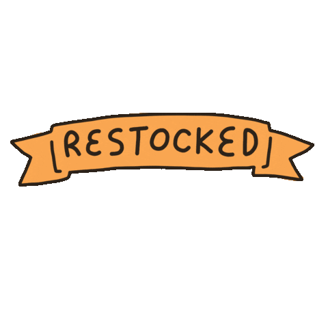 Banner Restock Sticker by Stuff