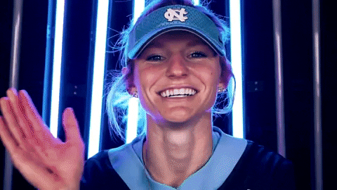Carolina Unc Softball GIF by UNC Tar Heels