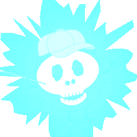 死 Electric Shock Sticker