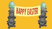HannahtheSpanner easter happy easter easter eggs elephants GIF