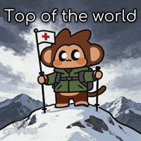 Made It Success GIF by Chimpers